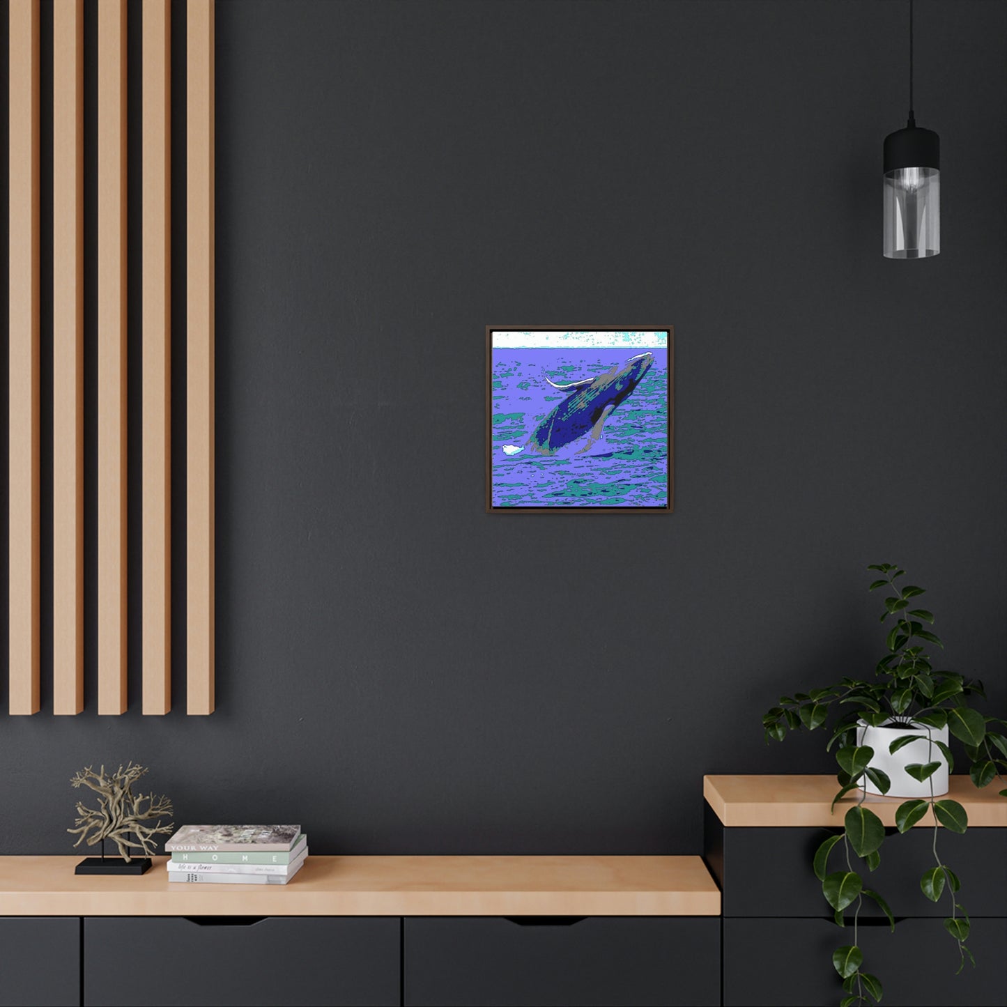 Gallery Canvas Wraps, Square Frame ... Baby Humpback Breaching ... Maui, HI: April 2022 ... "Family Archives: KPH" ... Original Works ...