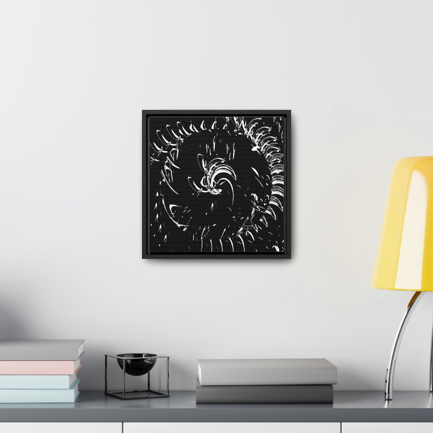 Gallery Canvas Wraps, Square Frame ... "Waning Moon" ... Central Idaho ... October 2022 ... Rendering Time: 22 Hours ... Original Works ...
