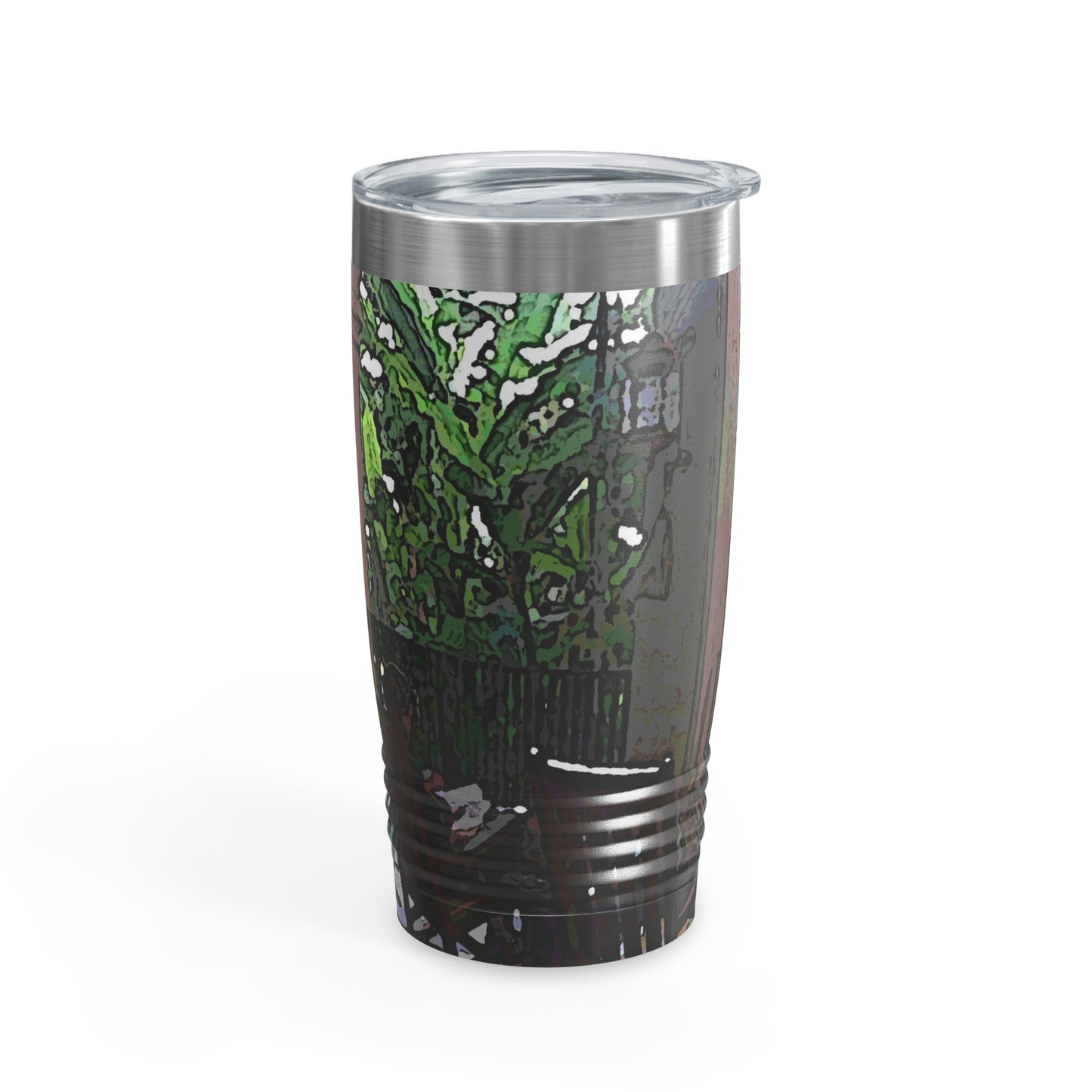 Ringneck Tumbler, 20oz ... Lanai & Rocking Chairs At: 'The Pink Palace' ... The Royal Hawai'ian ... Honolulu, HI ... '27Oct2014' ... Original Works ...