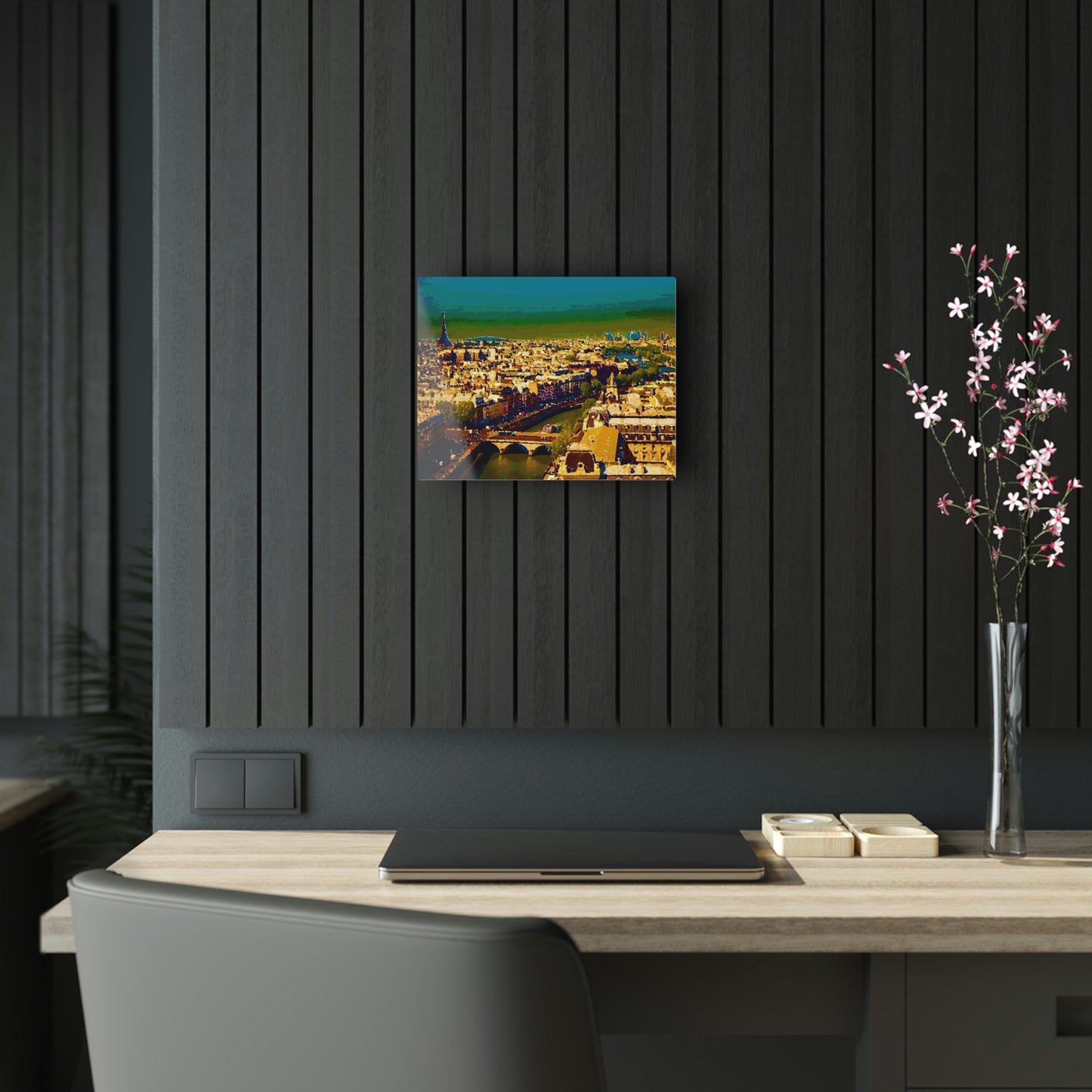 Acrylic Prints ... Au Paris ... "Along The River Seine" ... Barbara Joan Bonnel-Holt: 1972 ... Original Works ...
