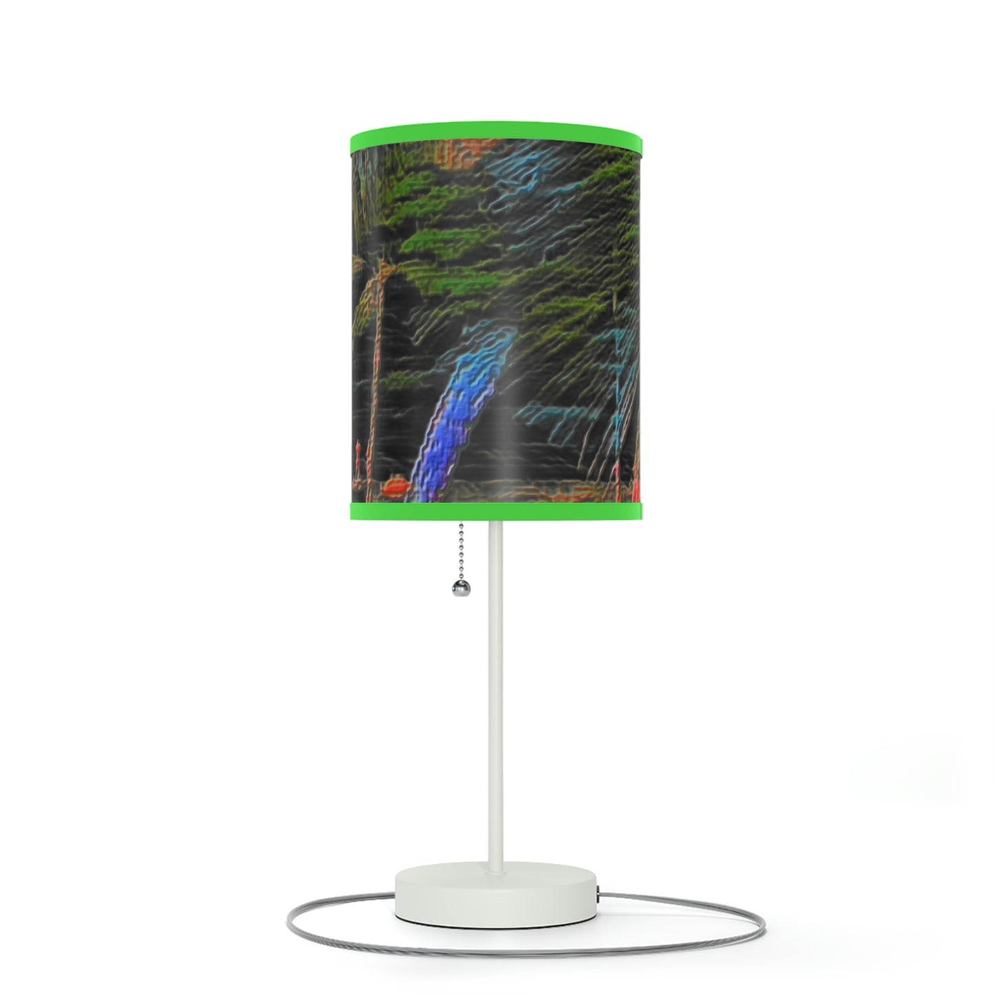 Lamp on a Stand, US|CA plug ... "The Royal Hawai'ian: Waikiki Beach_Beach" ... Honolulu, HI ... Ocotber 2014 (Halloween) ... Original Works ...