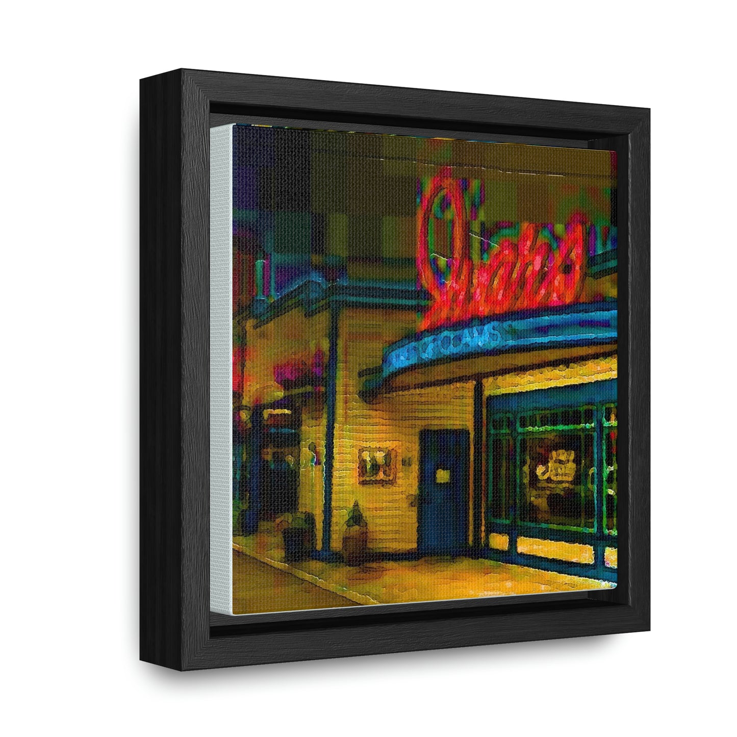 Gallery Canvas Wraps, Square Frame ...  In-A-Hurry & Stressed? ... Remember: Keep "Clam" ... Clam_Happy ...  'Ivars: Seattle Waterfront' ... Personal Archives ... Original Works ...