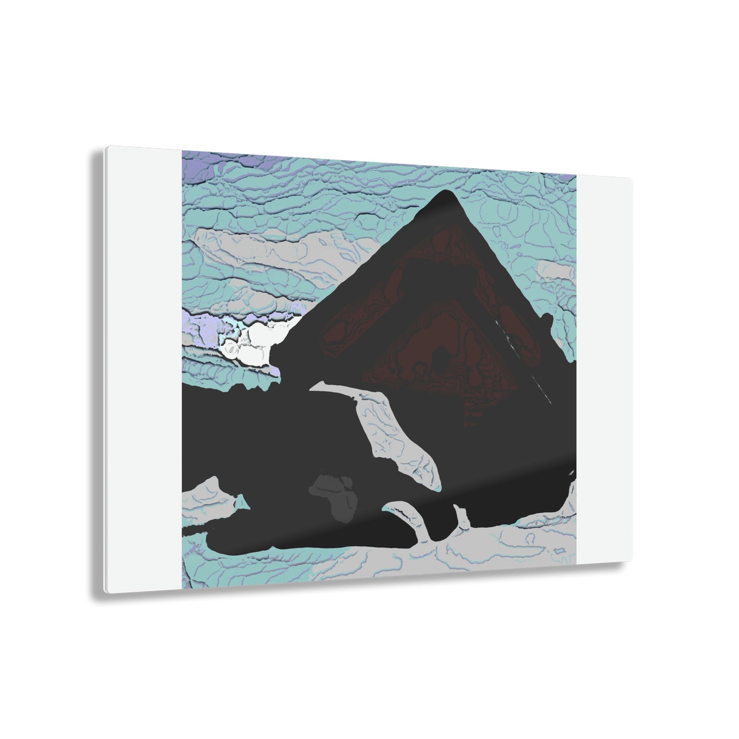 Acrylic Prints ... After An Intense Snow Storm ... 'Digging Out' ... A Vehicle & Cabin "In The Mountains" ... March 2023 ... Original Works ...