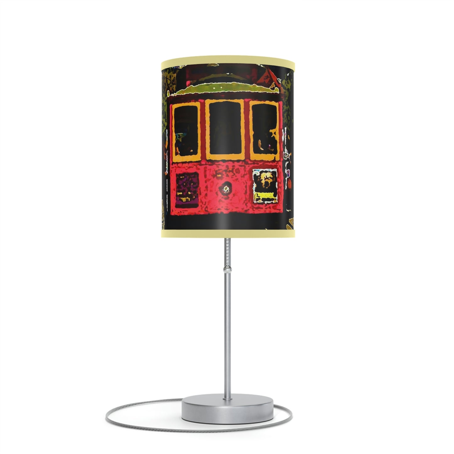 Lamp on a Stand, US|CA plug ... San Francisco ... 'A Rice-A-Roni-A-San Francisco Treat' ... "A Cable Car Classic" ... Family Archives: 1973 ... Original Works ...