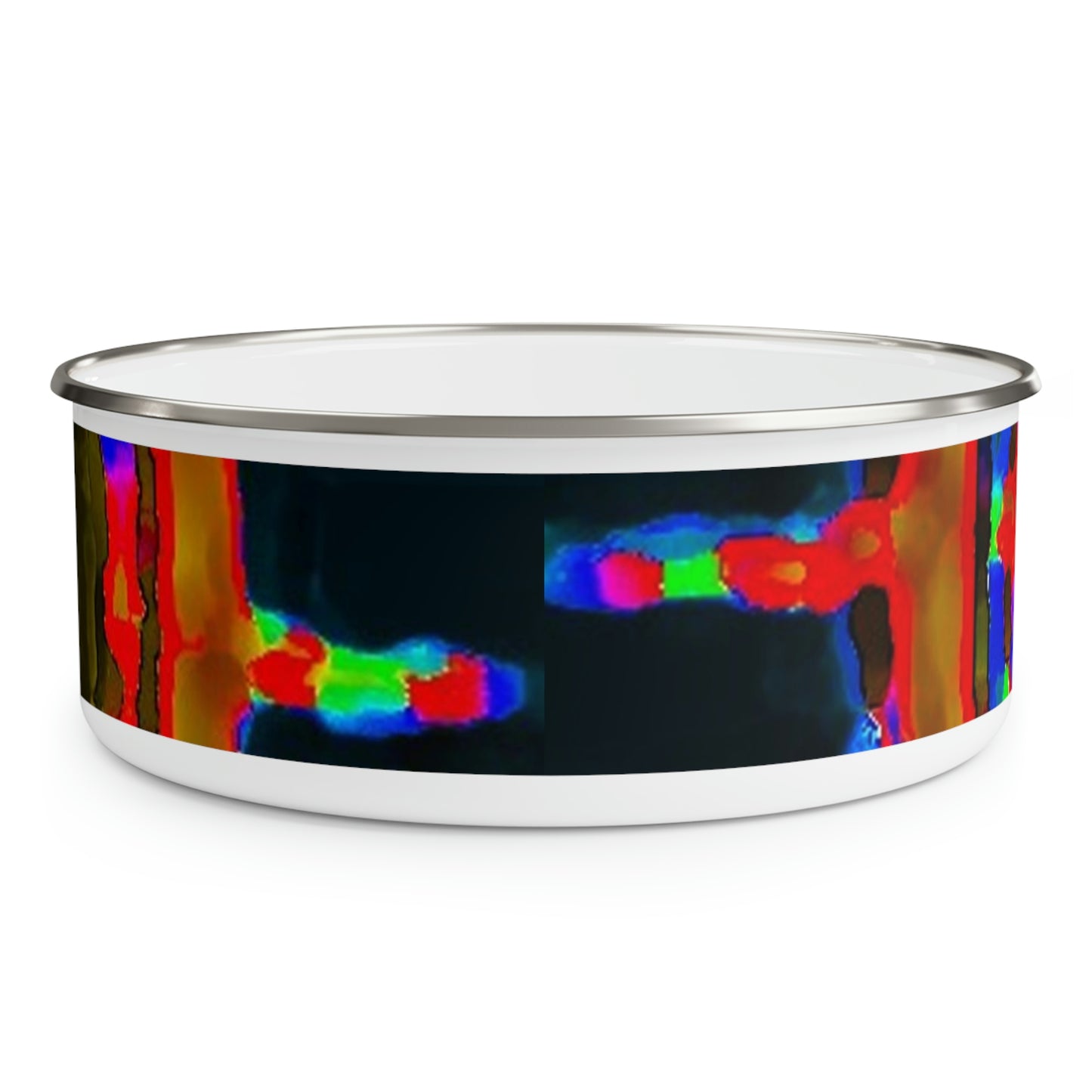 Enamel Bowl ... "No.9 Fishermen's Grotto - Fishermen's Wharf, SF, California" ... Family Archives: 1970's ... Original Works ...