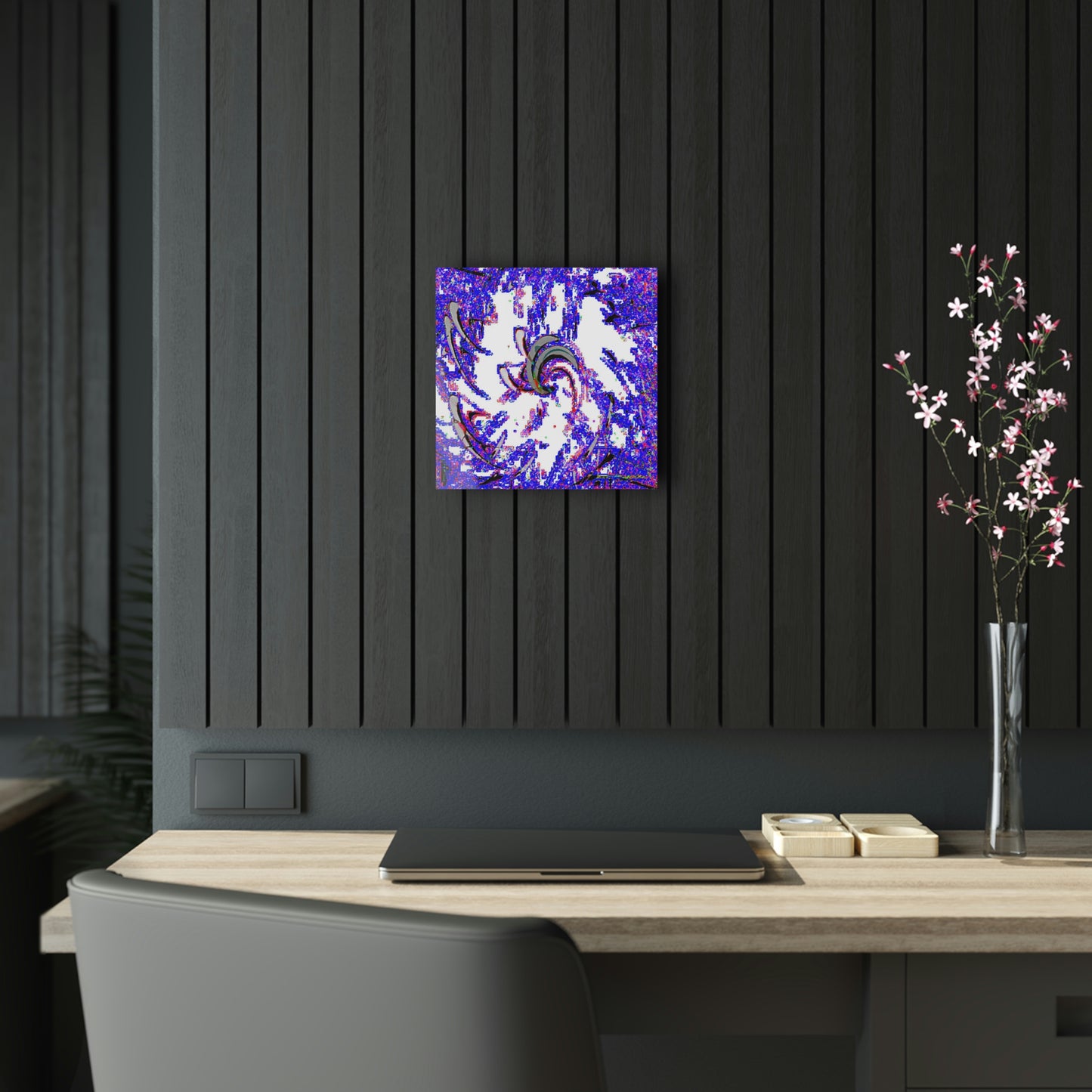 Acrylic Prints ... "Waning Moon" ... Central Idaho ... October 2022 ... Rendering Time: 22 Hours ... Original Works ...