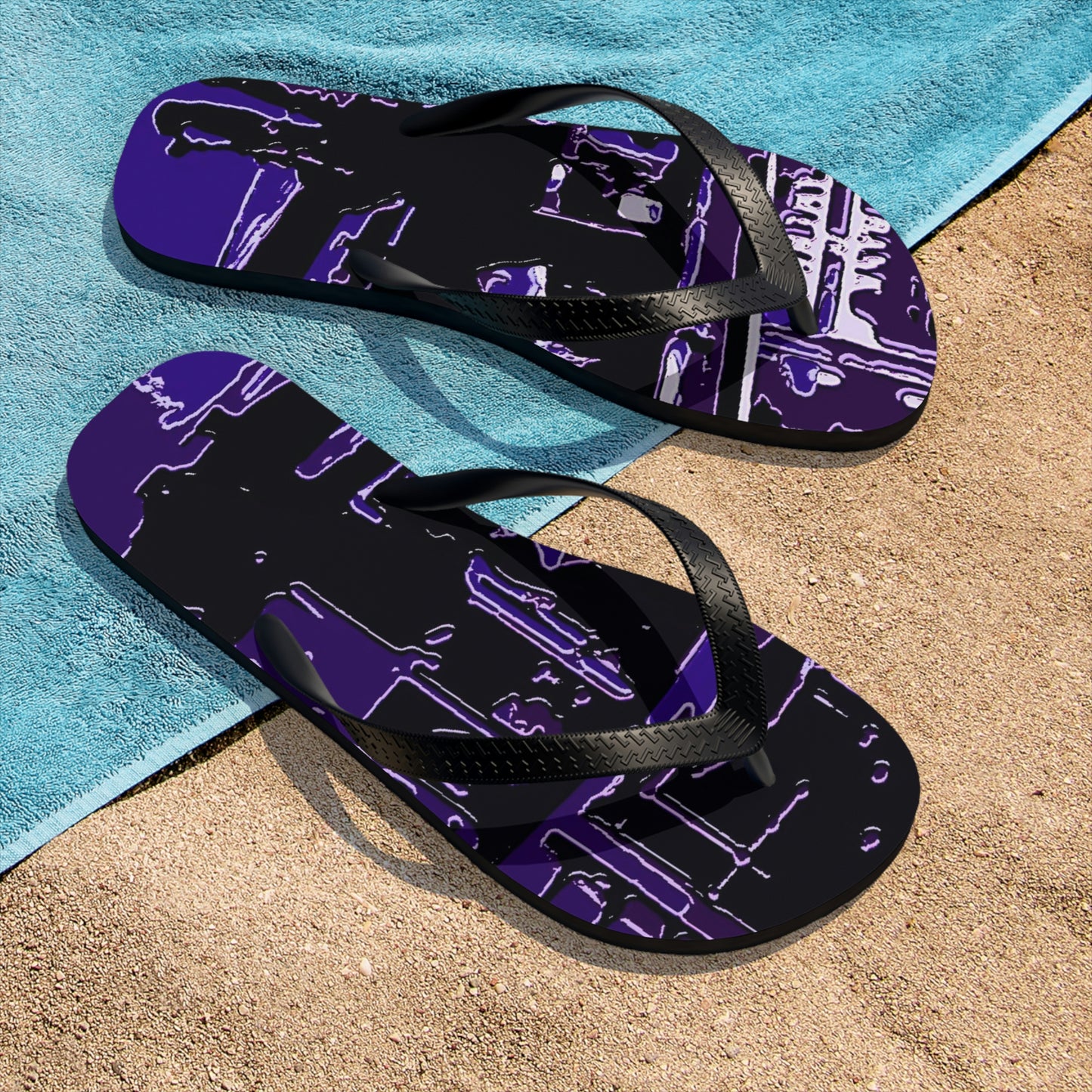 Unisex Flip-Flops ... San Francisco ... 'Rice-A-Roni-A-San Francisco Treat' ... "A Cable Car Classic" ... Family Archives: 1973 ... Original Works ...