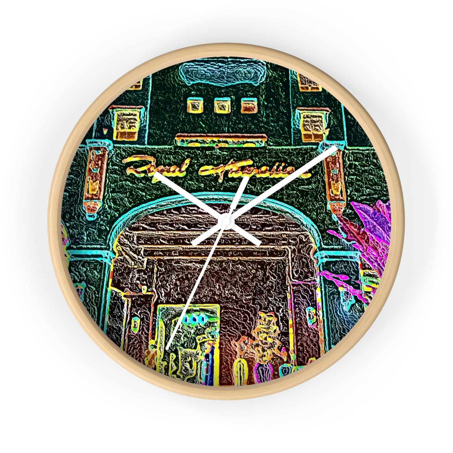 Wall Clock ... "La Grande Entree" At: 'The Pink Palace' ... The Royal Hawai'ian ... Honolulu, HI ... '27Oct2014' ... Original Works ...