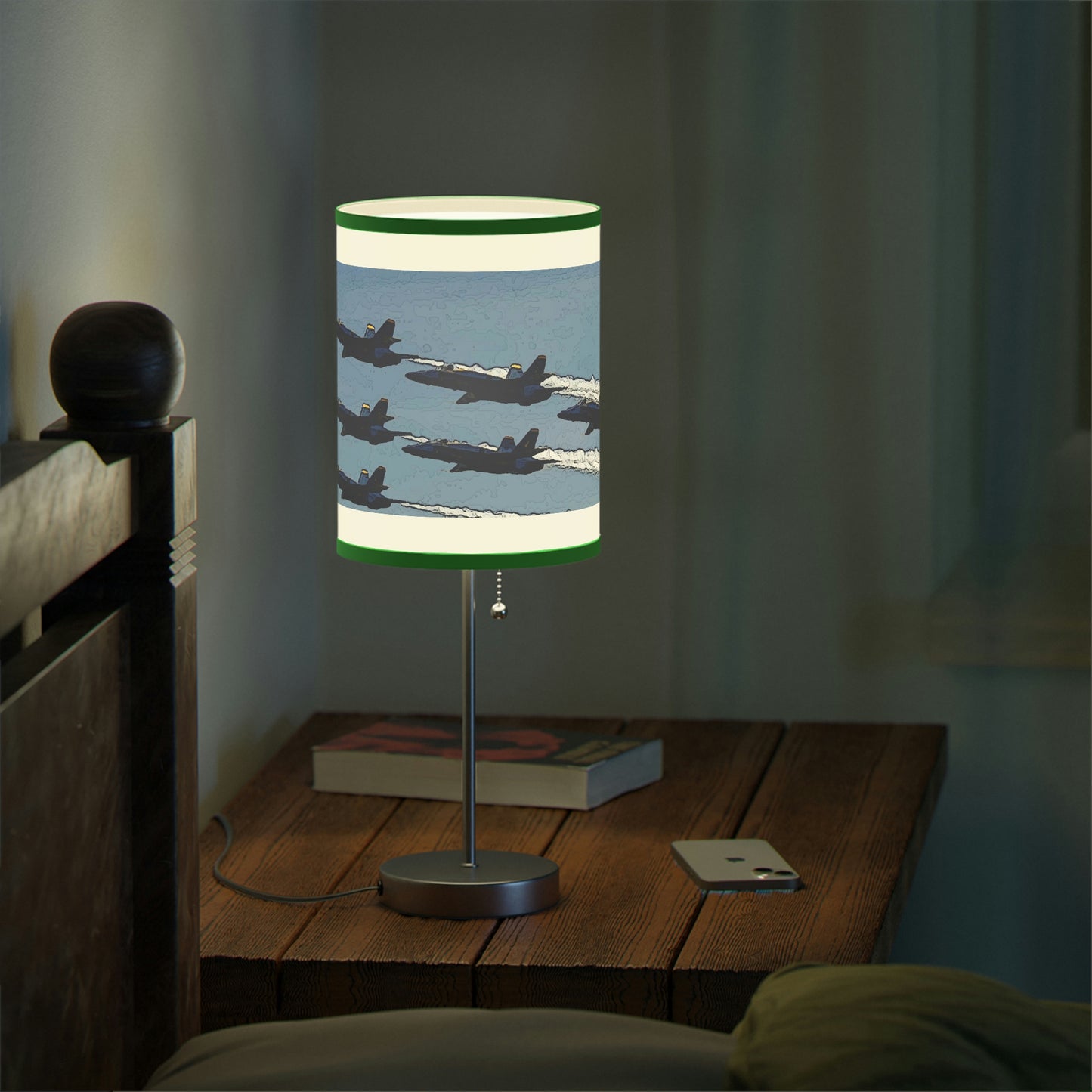 Lamp on a Stand, US|CA plug ... Seattle Seafair ..."Blue Angels Run Over Lake Washington" ... Circa Mid 1980's ... Dr FJ Holt ... Original Works ...