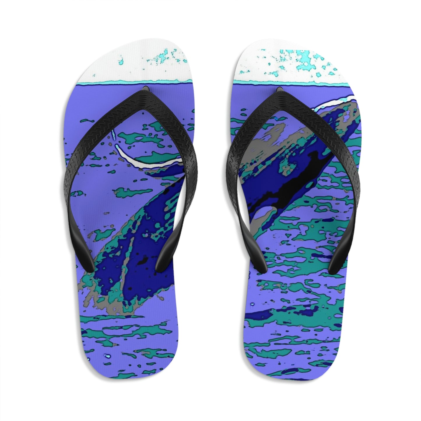 Unisex Flip-Flops ... Baby Humpback Breaching ... Maui, HI: April 2022 ... "Family Archives: KPH" ... Original Works ...