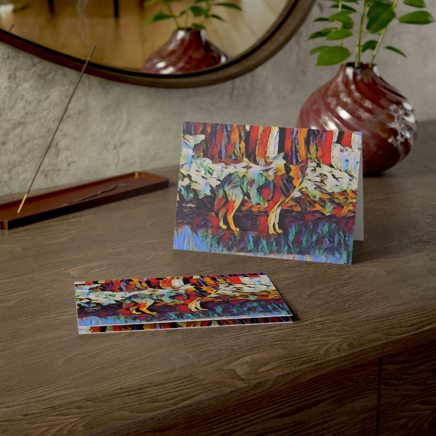 Greeting Cards (1, 10, 30, and 50pcs) ... Coyote ... "Yosemite Valley: Circa May23 ... KPH Base Photo" ... Original Works ...