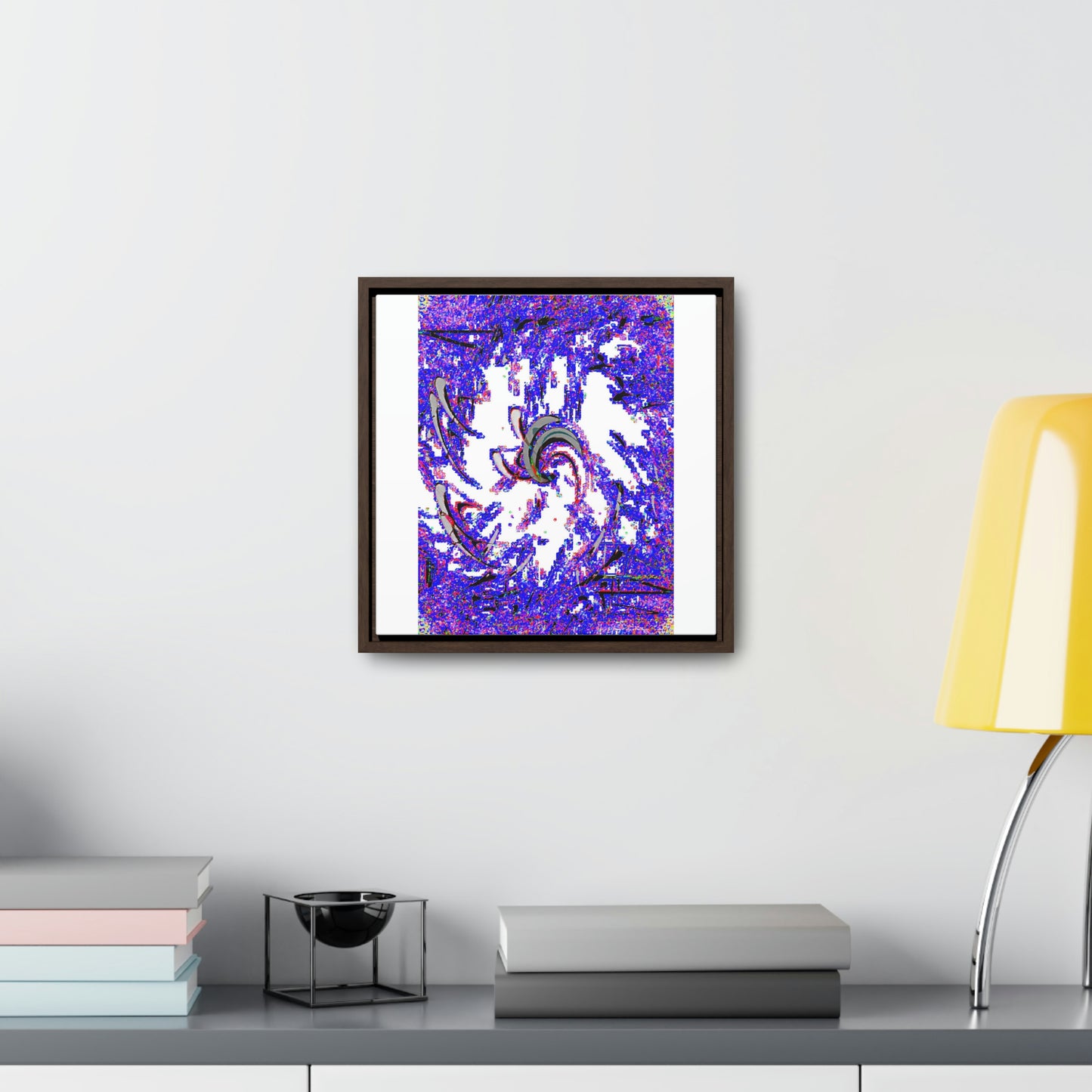 Gallery Canvas Wraps, Square Frame ... "Waning Moon" ... Central Idaho ... October 2022 ... Rendering Time: 22 Hours ... Original Works ...