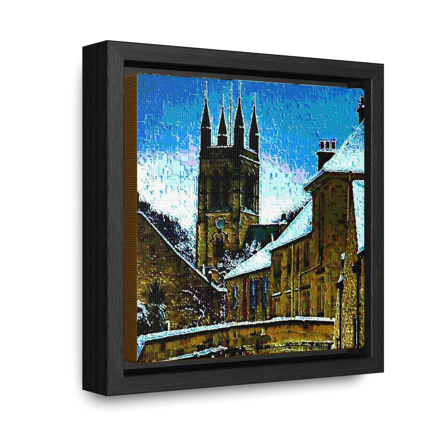 Gallery Canvas Wraps, Square Frame ... Walikng The Streets & Alleys ... 'Strolling The Canals ... '  ... Original Works  ...