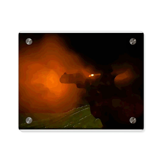 Acrylic Wall Art Panels ... Ruger .357 Magnum Early-Morning-Target-Practice ... 'Circa April 2022' ... Original Works ...