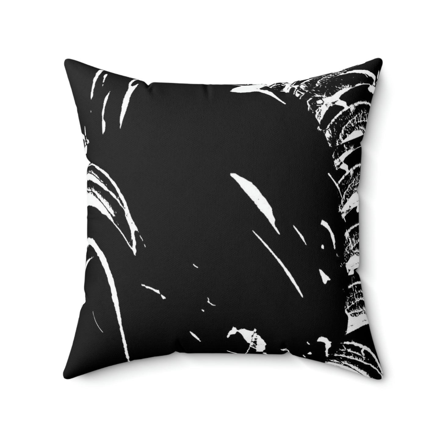 Spun Polyester Square Pillow ... "Waning Moon" ... Central Idaho ... October 2022 ... Rendering Time: 22 Hours ... Original Works ...
