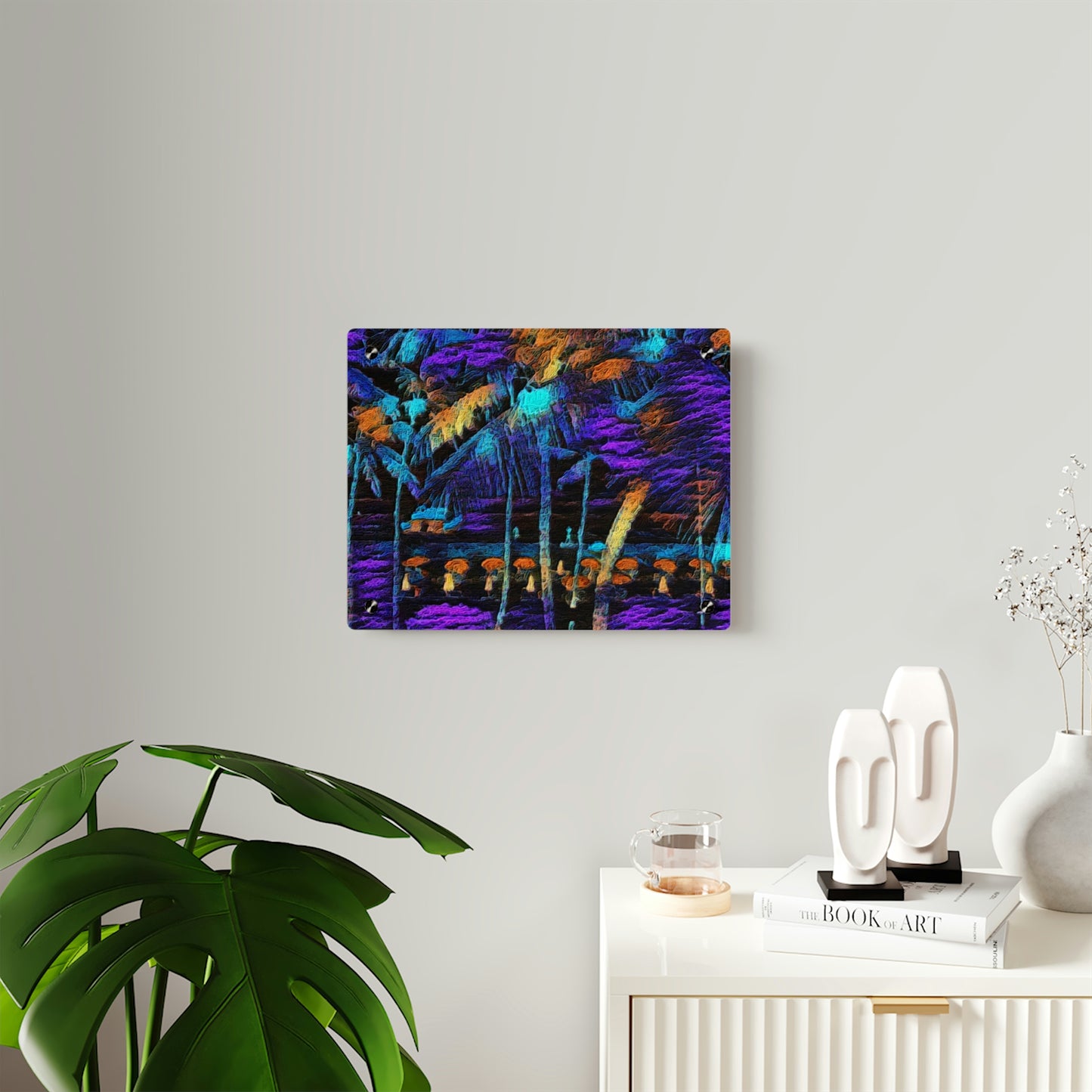 Acrylic Wall Art Panels ... "The Royal Hawai'ian: Waikiki Beach_Beach" ... Honolulu, HI ... Ocotber 2014 (Halloween) ... Original Works ...