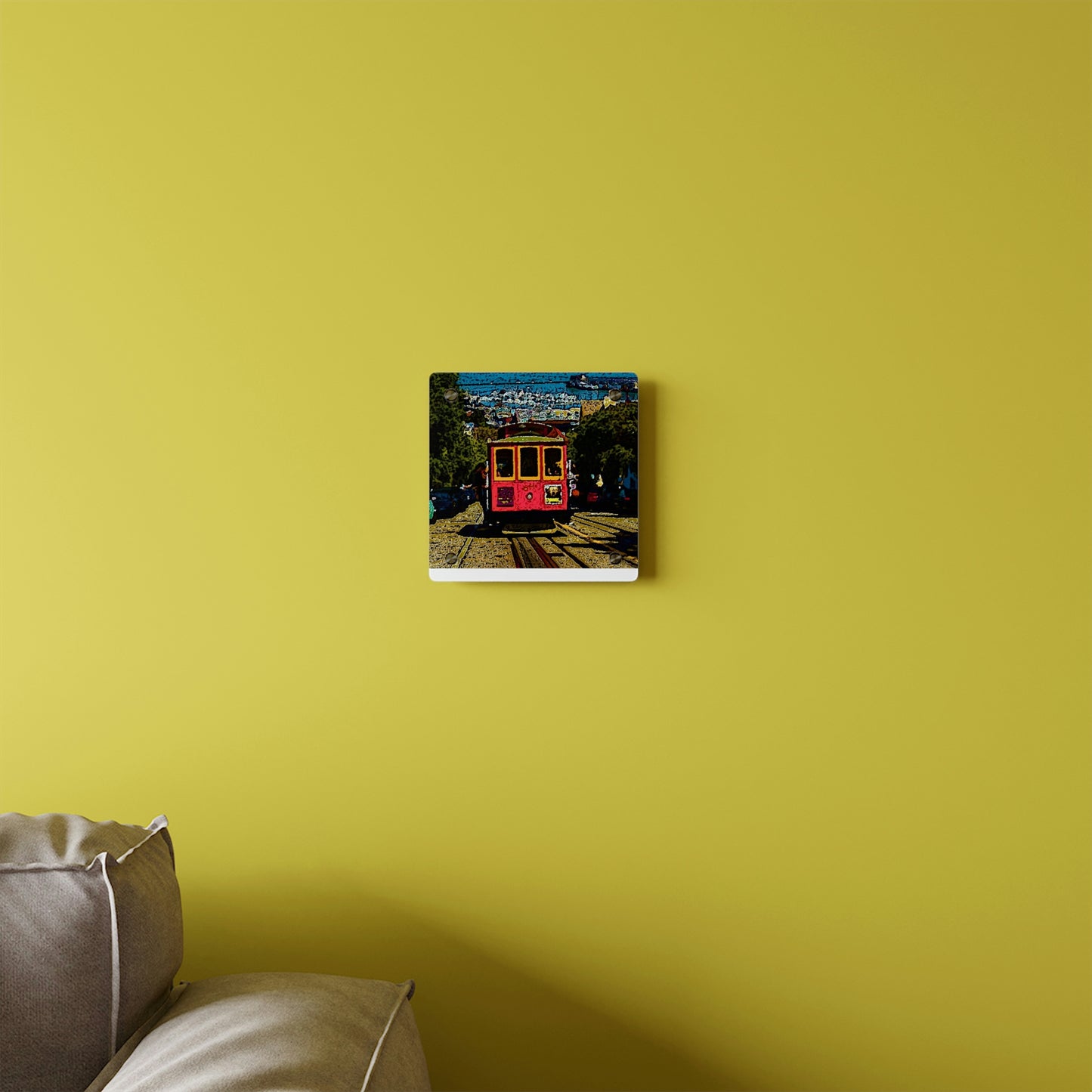 Acrylic Wall Art Panels ... San Francisco ... 'A Rice-A-Roni-A-San Francisco Treat' ... "A Cable Car Classic" ... Family Archives: 1973 ... Original Works ...