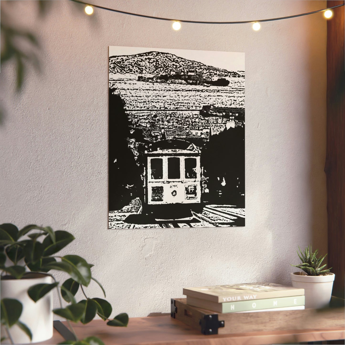 Aluminum Composite Panels ... San Francisco_2 ... 'A Rice-A-Roni-Treat' ... Family Archives ... Cable Car Descends Hill Towards Alcatraz Island ... Original Works ...