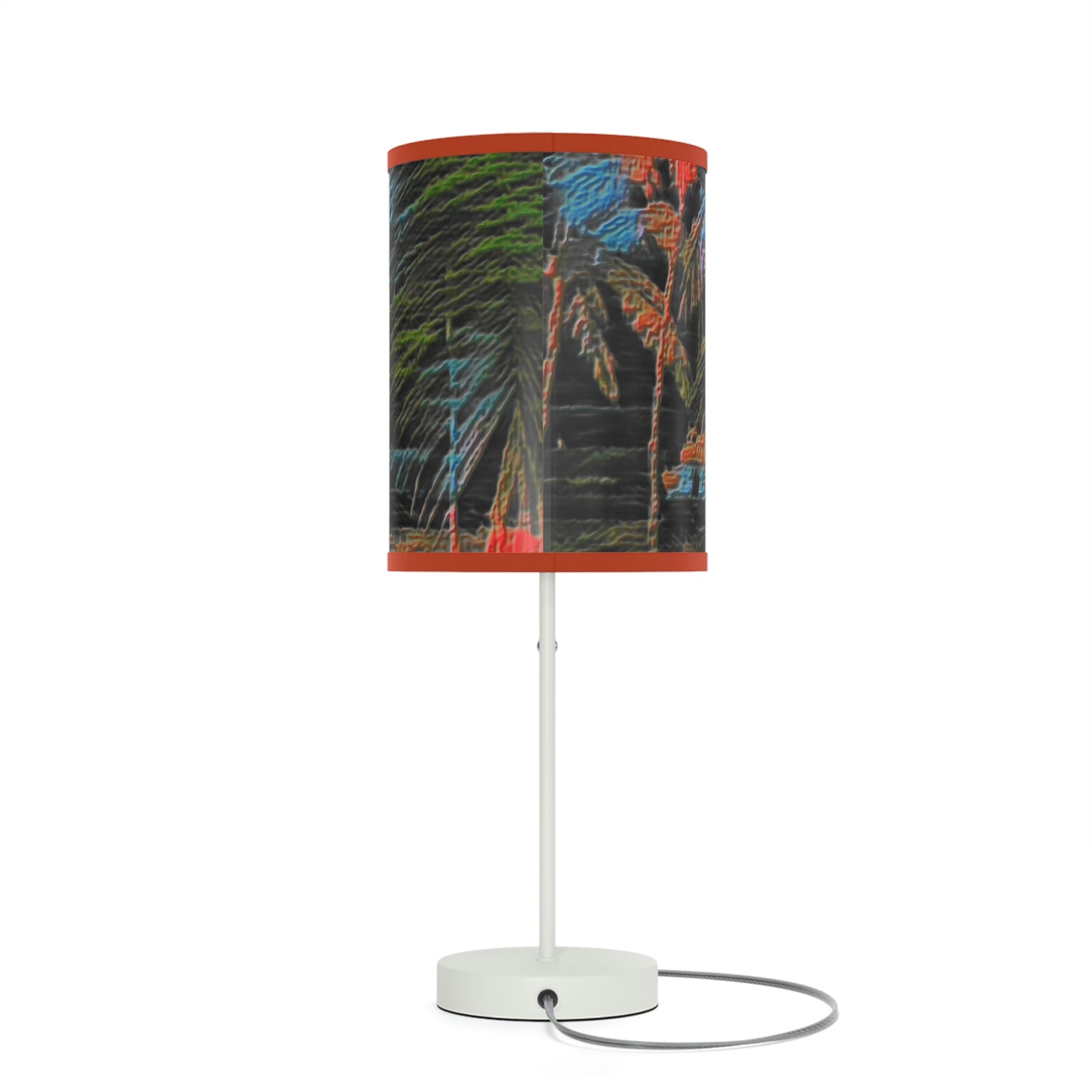Lamp on a Stand, US|CA plug ... "The Royal Hawai'ian: Waikiki Beach_Beach" ... Honolulu, HI ... Ocotber 2014 (Halloween) ... Original Works ...