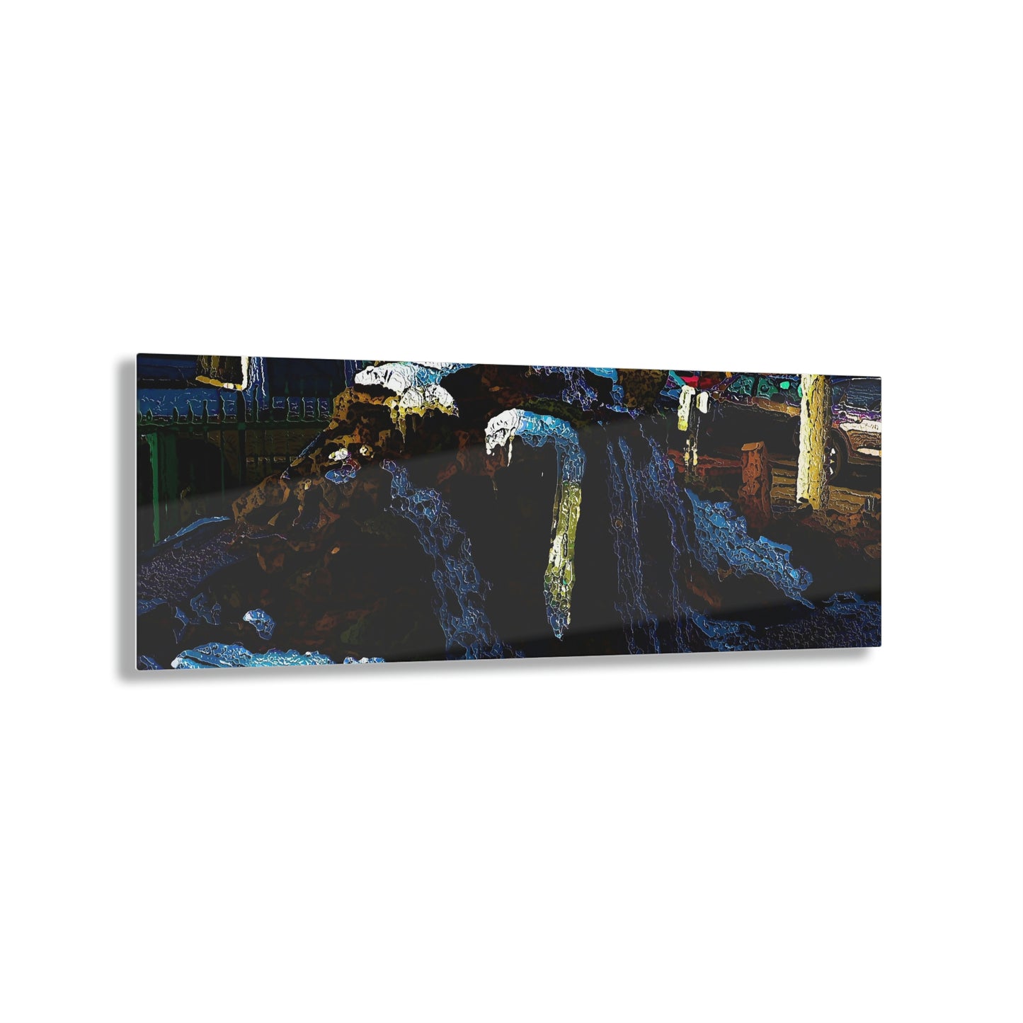 Acrylic Prints ... "Ice & Water Sculpted" ... Downtown Grangeville, Idaho ... Adjacent To Irwin Pharmacy ... 5Jan23 ... Original Works ...