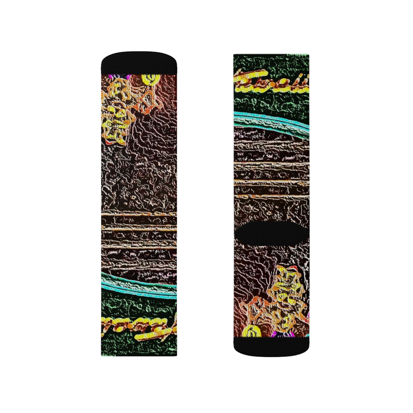 Sublimation Socks ... "La Grande Entree" At: 'The Pink Palace' ... The Royal Hawai'ian ... Honolulu, HI ... '27Oct2014' ... Original Works ...