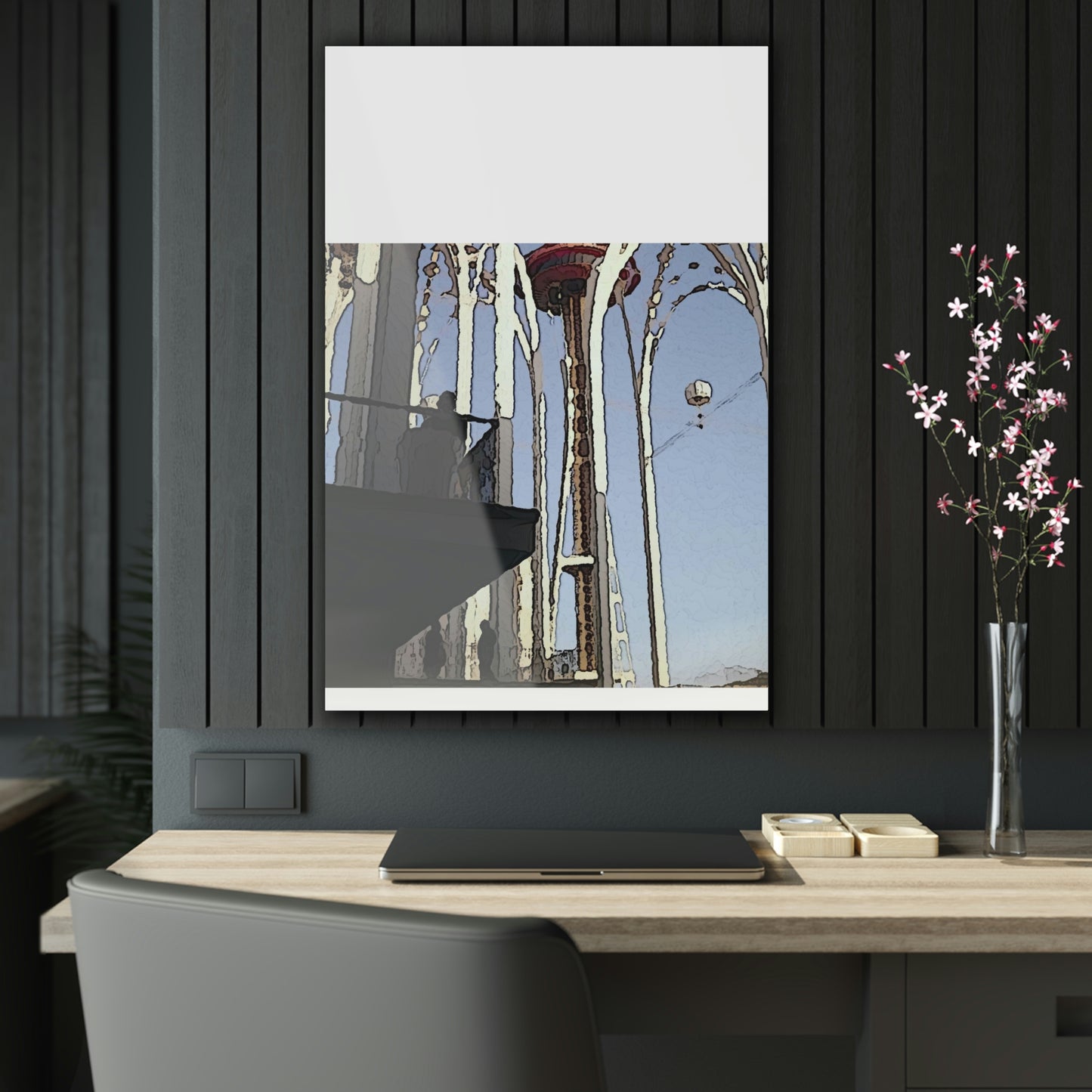 Acrylic Prints ... "Seattle World's Fair ... 1962" ... Space Needle 'Through-The-Arches' ... Family Archives ... Original Works ...