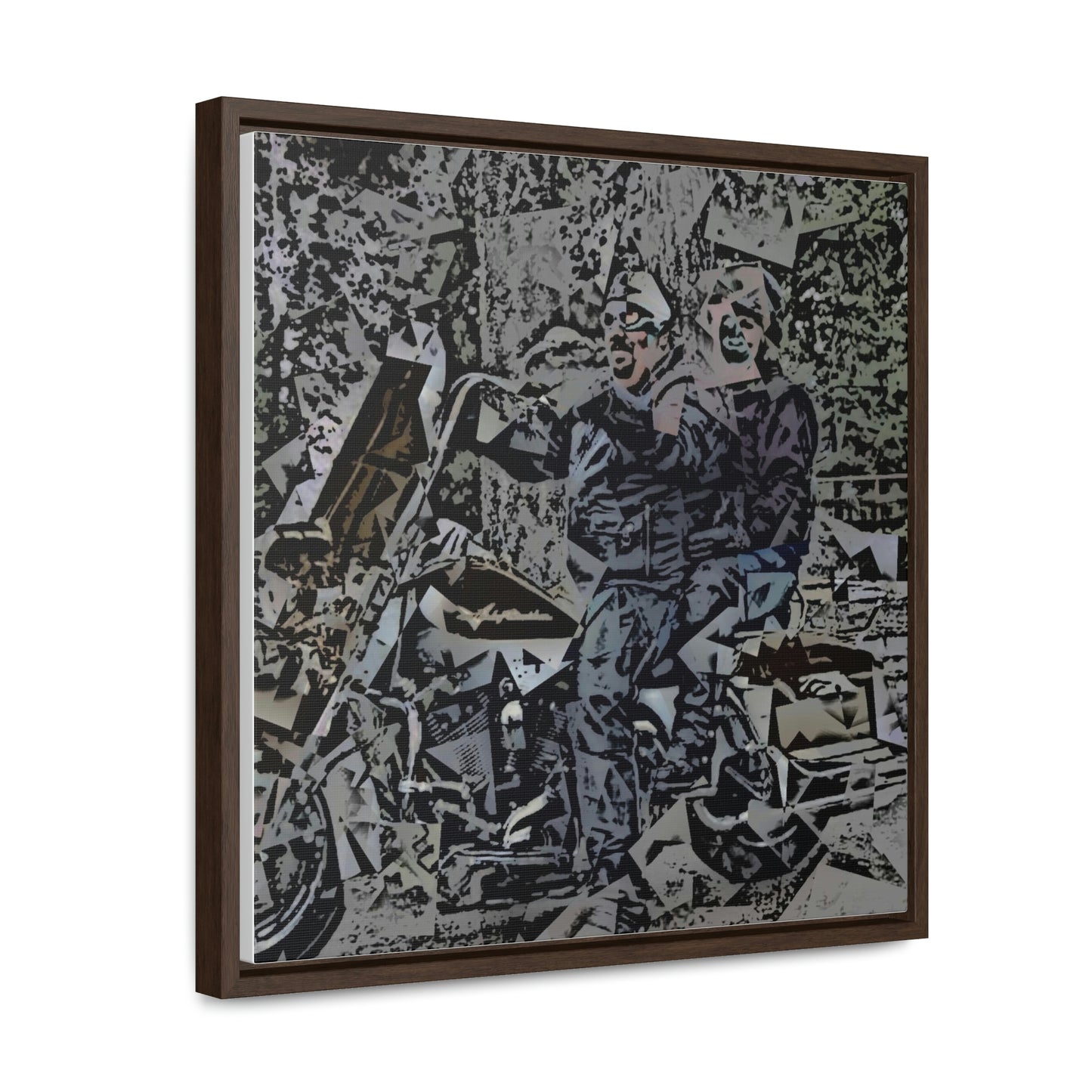 Gallery Canvas Wraps, Square Frame ... The Open Road Beckons ... "Harley 'D' Yearnings ..."  Original Works ...