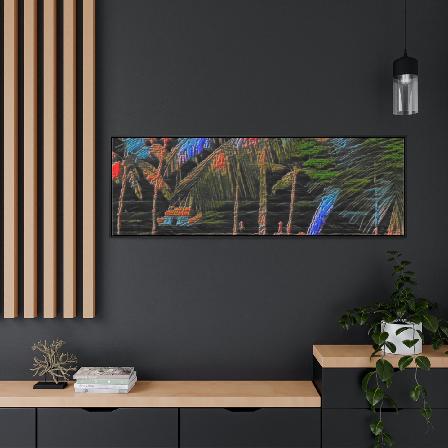 Gallery Canvas Wraps, Horizontal Frame ... "The Royal Hawai'ian: Waikiki Beach_Beach" ... Honolulu, HI ... Ocotber 2014 (Halloween) ... Original Works ...