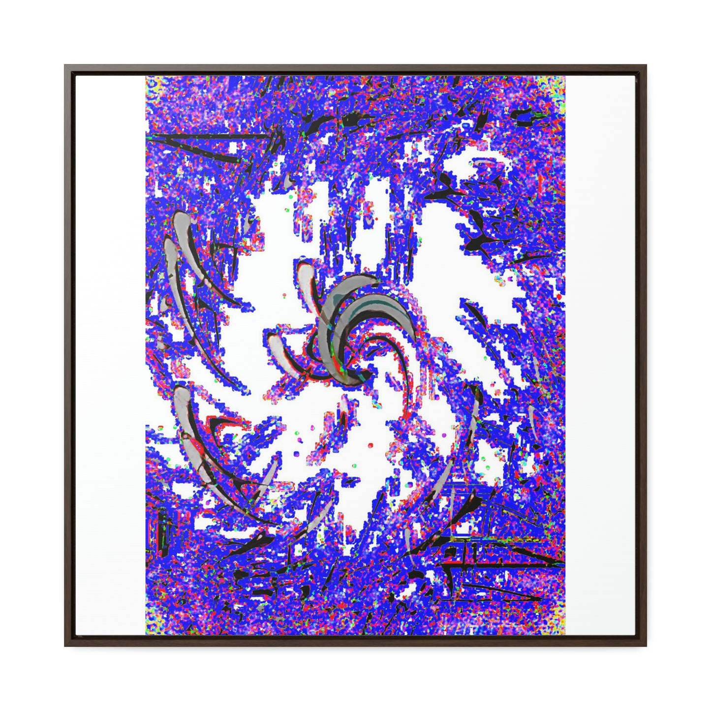 Gallery Canvas Wraps, Square Frame ... "Waning Moon" ... Central Idaho ... October 2022 ... Rendering Time: 22 Hours ... Original Works ...