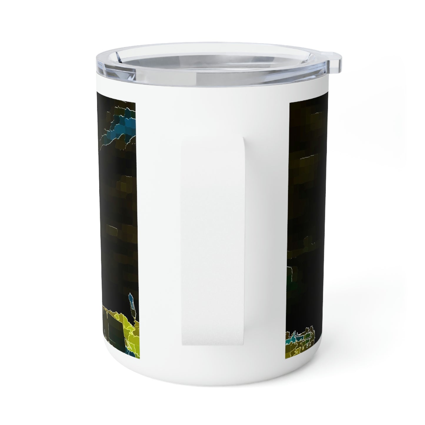 Insulated Coffee Mug, 10oz ...  L'Arc de Triomphe ... 'Barbara Joan Bonnell-Holt Photo' ... Circa 1972 ... Oringinal Works ...