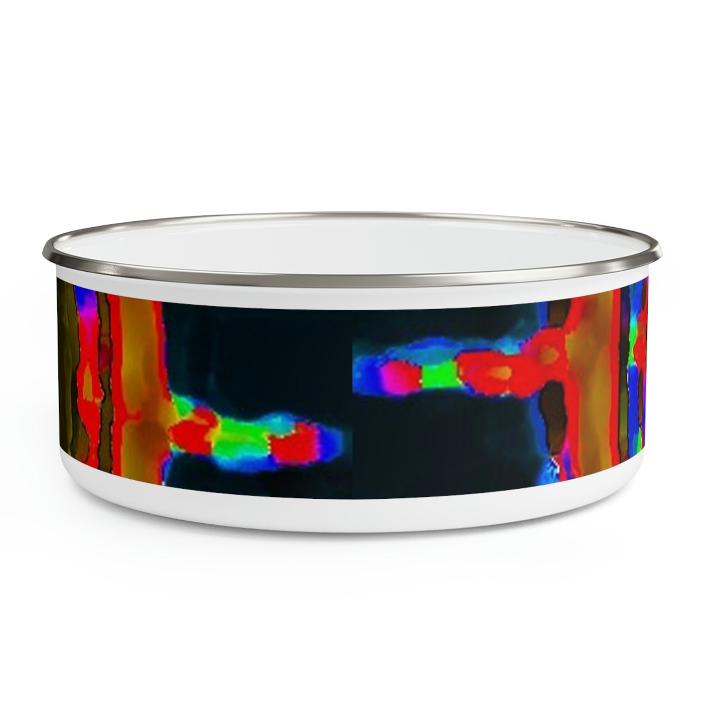 Enamel Bowl ... "No.9 Fishermen's Grotto - Fishermen's Wharf, SF, California" ... Family Archives: 1970's ... Original Works ...