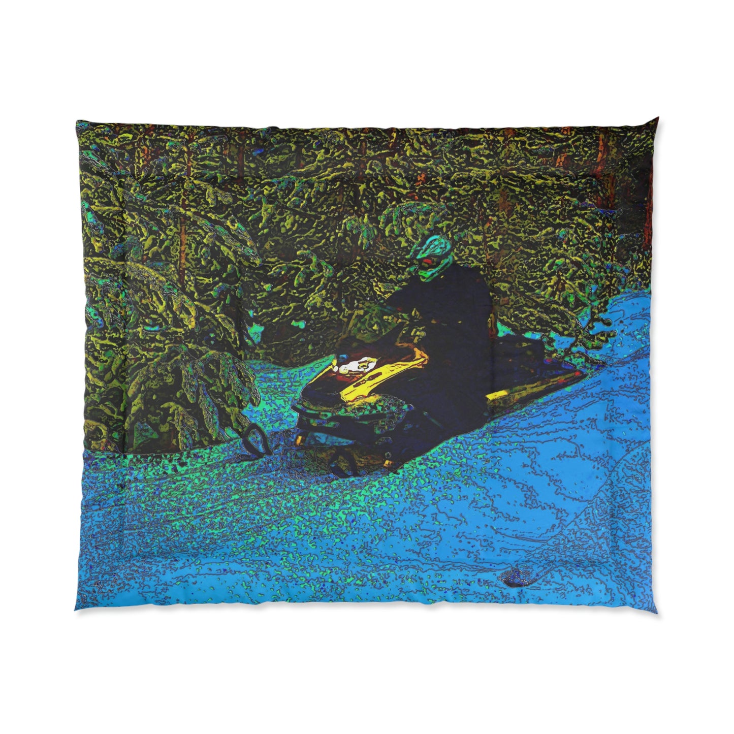 Comforter ... Yep ... "Another Day ... Riding Through The Wilderness ... " ... February 2023 ... Original Works ...