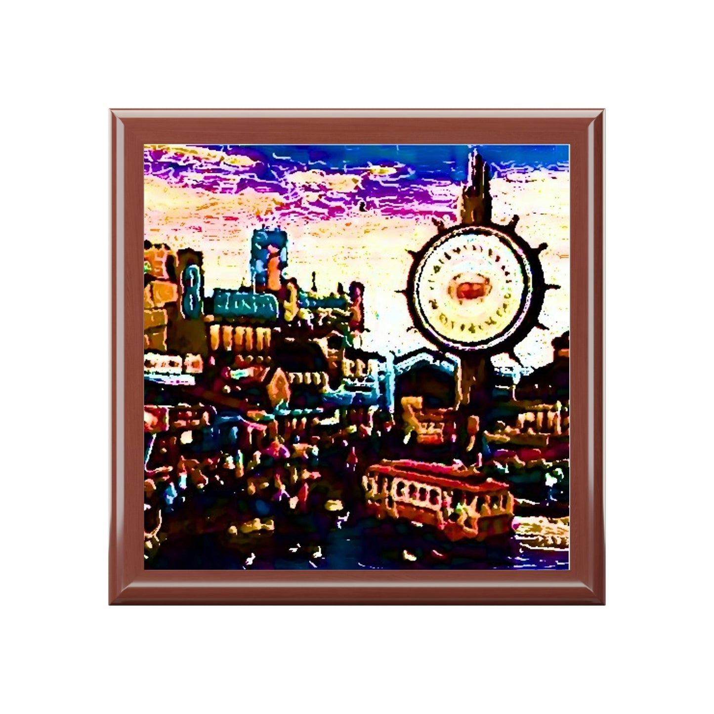 Jewelry Box ... "No.9 Fishermen's Grotto - Fishermen's Wharf, SF, California" ... Family Archives: 1970's ... Original Works ...