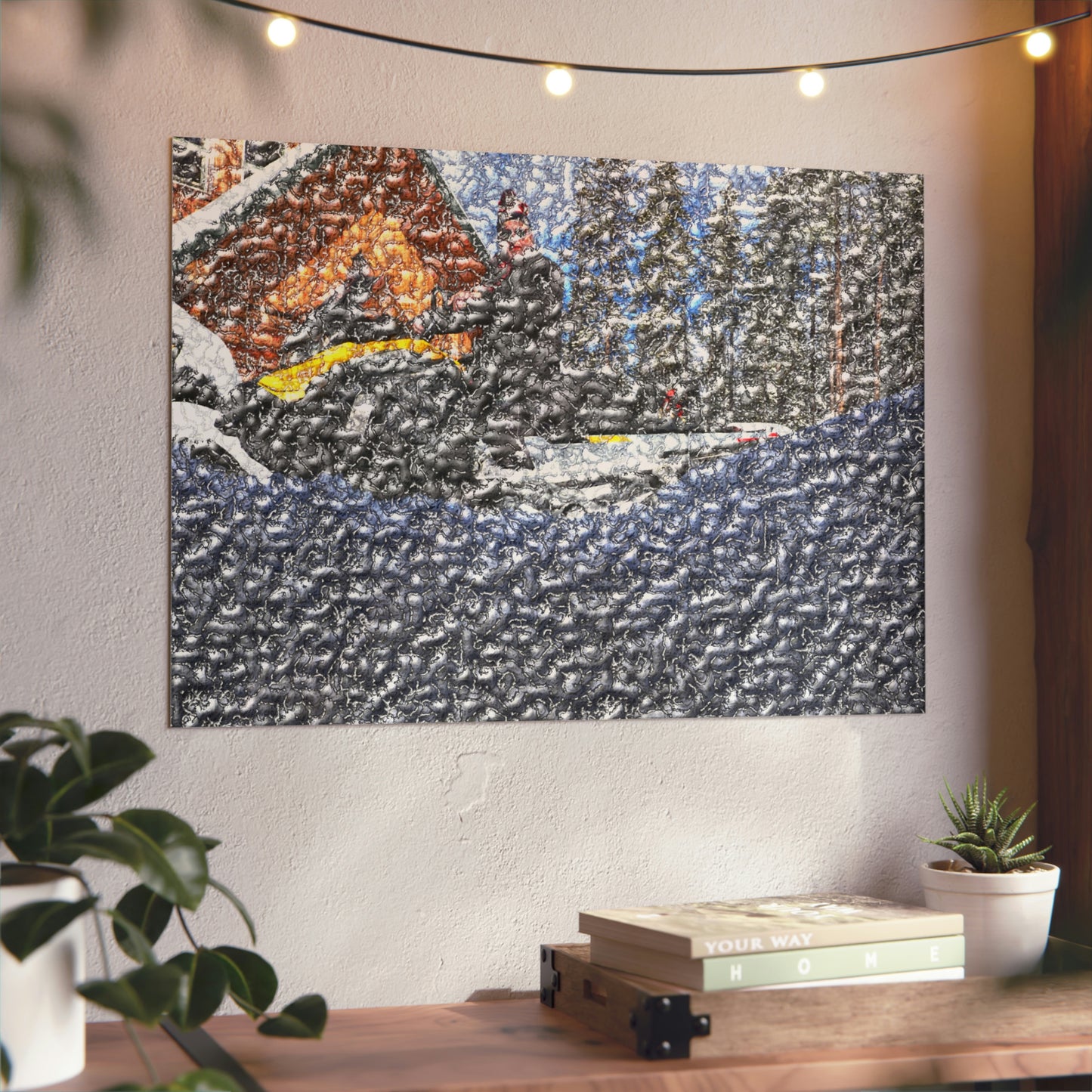 Aluminum Composite Panels ... "Packing After The Storm" ... Circa 3Apr23 ... Rhett Creek, Idaho, USA ... Original Works ...