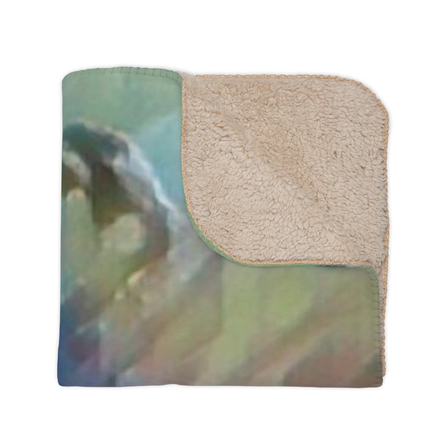 Tan Sherpa Blanket ... An Extraordinary Humpback Breach ... 'With Explosive Energy' ... Family Archives (KPH) ... Circa: 21st Century. Maui, HI ... Original Works ...