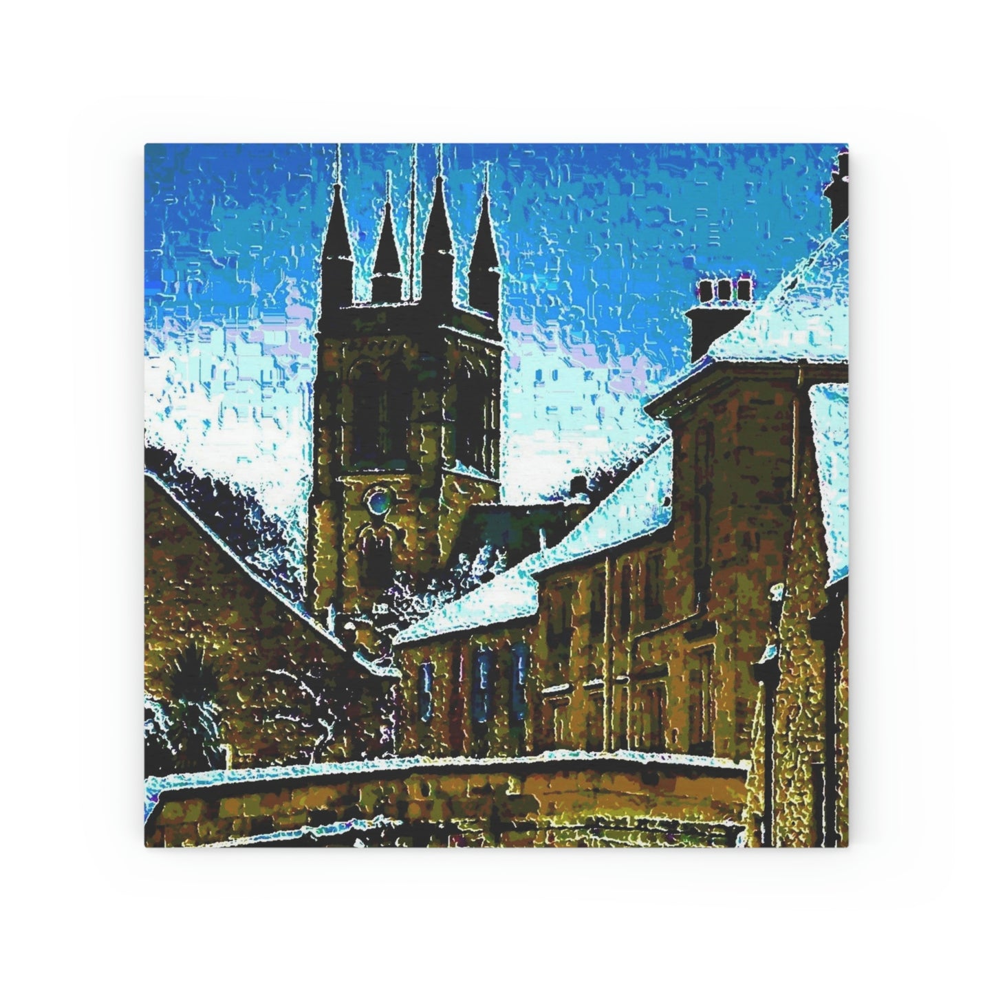 Wood Canvas ... Walikng The Streets & Alleys ... 'Strolling The Canals ... '  ... Original Works  ...