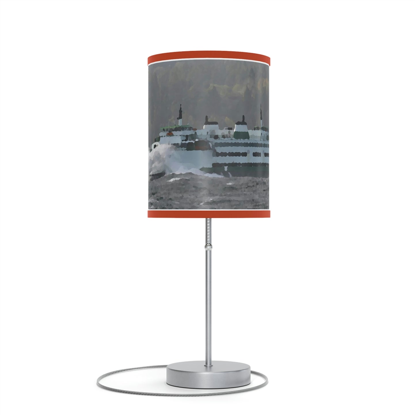 Lamp on a Stand, US|CA plug ... WADOT Ferry Crossing ... "A Very Rough Day" ... Mulkiteo Route ... Family Archives ... Early 1990's' ... Original Works ...