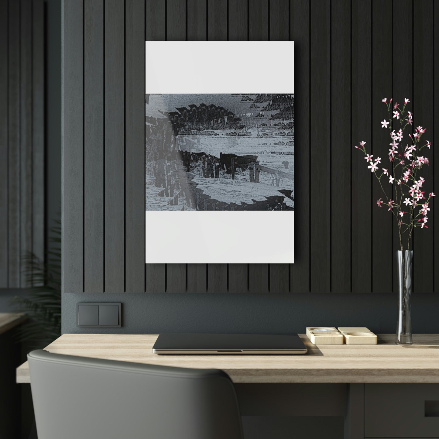 Acrylic Prints ... A Quiet Morning ... "Along The Red River & Nature Preserve Plateau" ... Jan23 ... Original Works ...