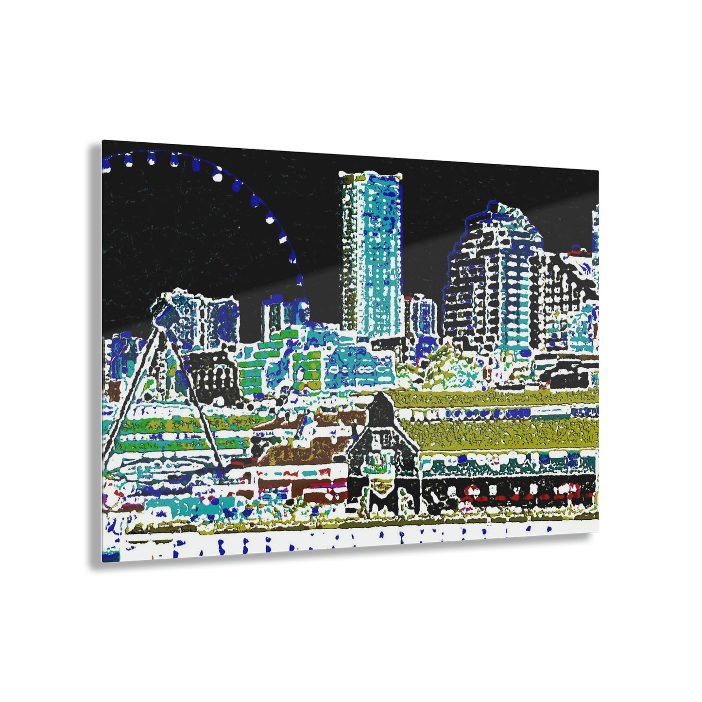 Acrylic Prints ... That Classic Wheel ... 'Seattle's Wheel' ... & An Old Classic Waterside Vendors ...  'Family Archives' ... Original Works ...