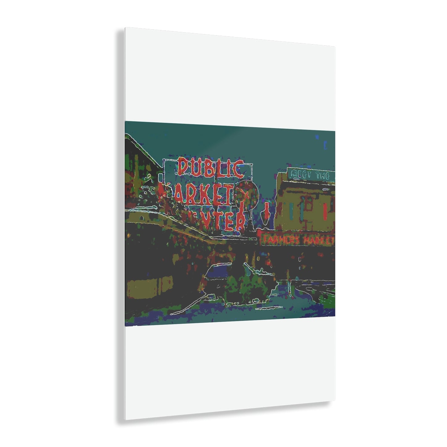 Acrylic Prints ... "Seattle's PPM: Pike-Place-Market" ... I Remember That Day ... The Photo Shoot ... 'It Was Snowing' ... Original Works ...