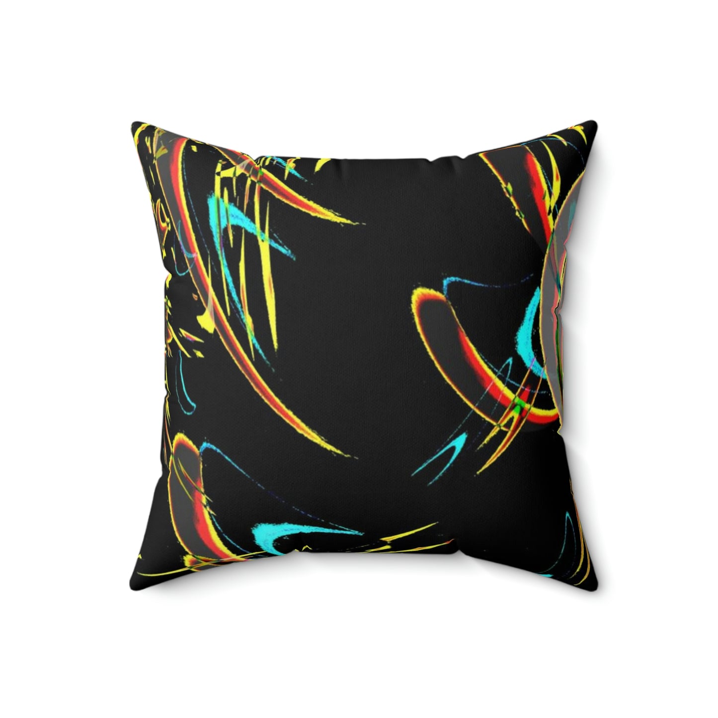 Spun Polyester Square Pillow ... "Waning Moon" ... Central Idaho ... October 2022 ... Rendering Time: 22 Hours ... Original Works ...