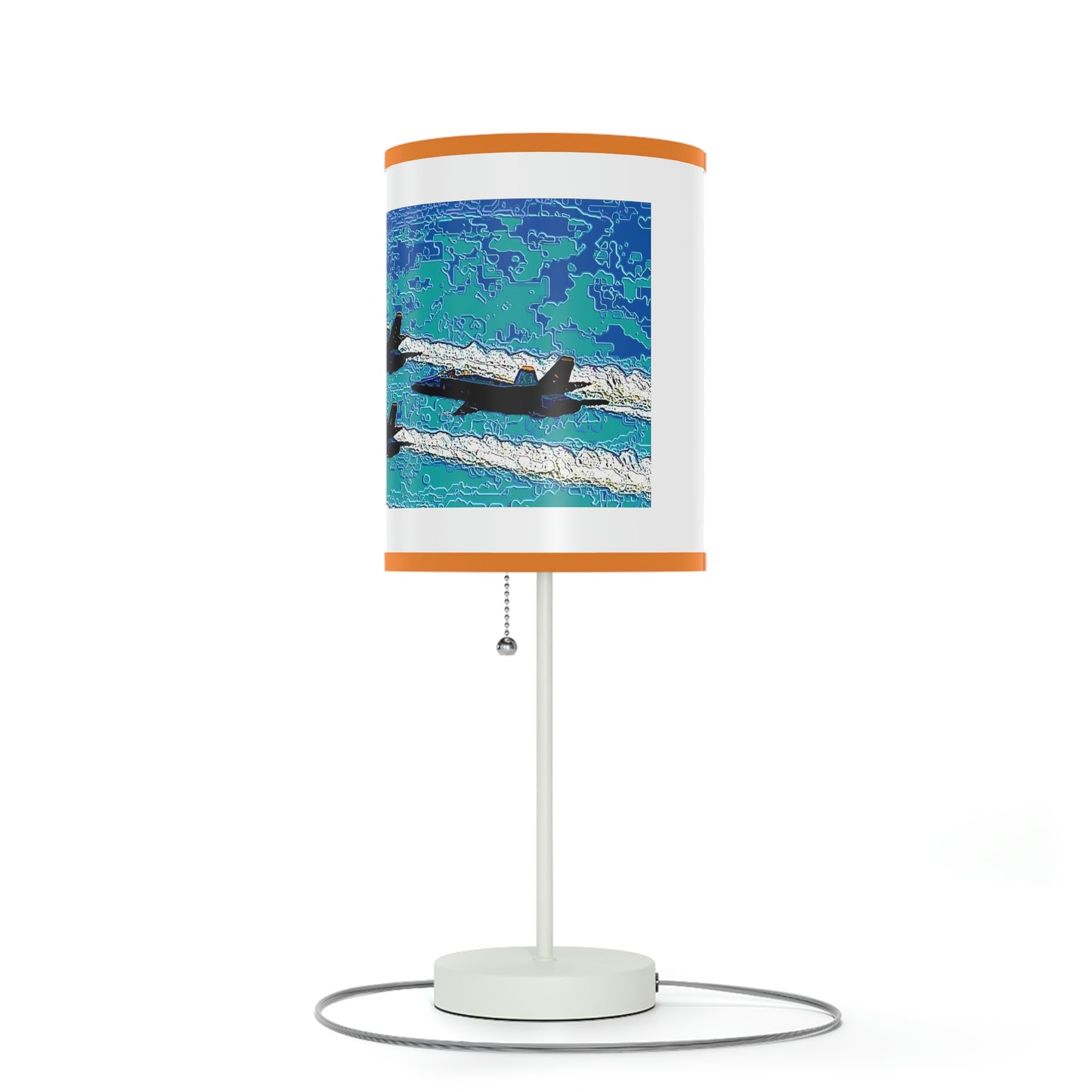 Lamp on a Stand, US|CA plug ... Seattle Seafair ..."Blue Angels Run Over Lake Washington" ... Circa Mid 1980's ... Dr FJ Holt ... Original Works ...