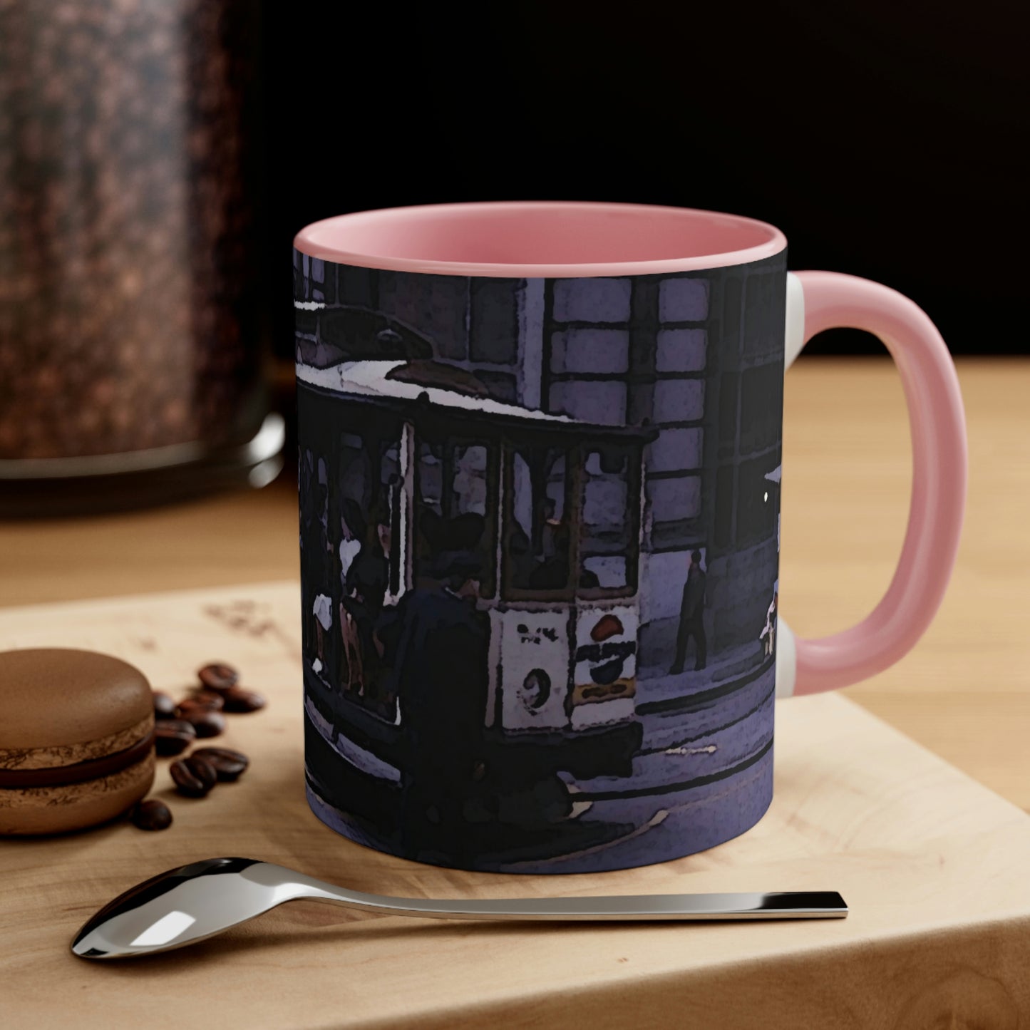 Accent Coffee Mug, 11oz ... San Francisco ... 'Rice-A-Roni-A-San Francisco Treat' ... "A Cable Car Classic" ... Family Archives: 1973 ... Original Works ...