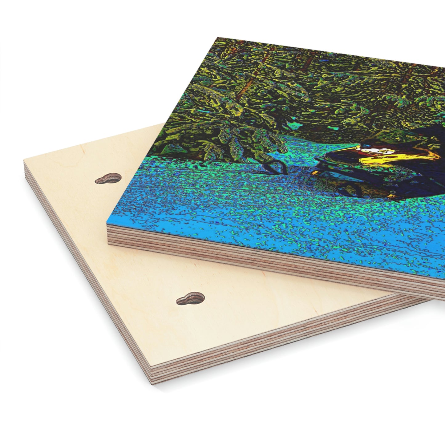 Wood Canvas ... Yep ... "Another Day ... Riding Through The Wilderness ... " ... February 2023 ... Original Works ...