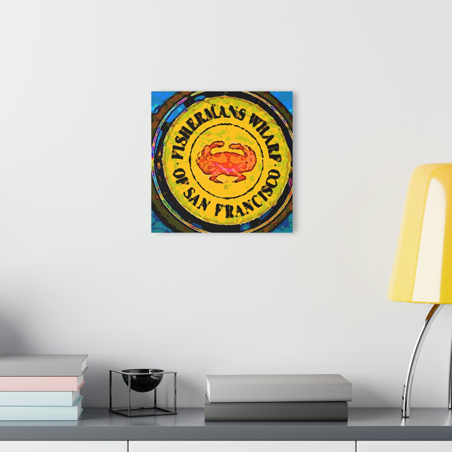 Acrylic Prints (French Cleat Hanging) ...  "No.9 Fishermen's Grotto - Fishermen's Wharf, SF, California" ... Family Archives: 1970's ... Original Works ...