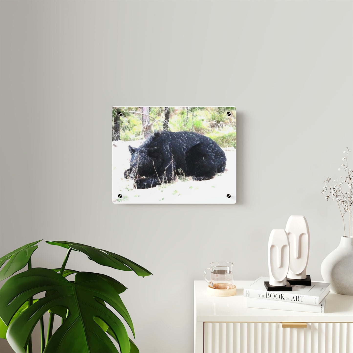 Acrylic Wall Art Panels ... RCY: "Rhett Creek Yogi ... '500 Lbs Of Autumn Season Hunger' ..."  ... September 2022 ... Central Idaho ... Original Works ...