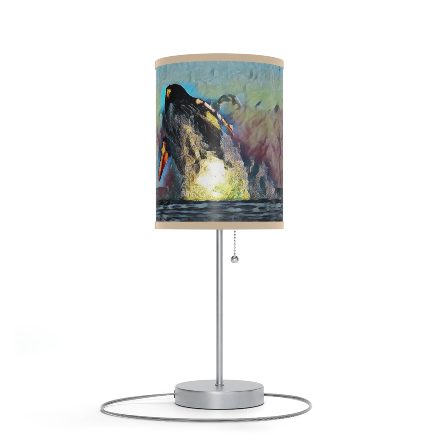 Lamp on a Stand, US|CA plug ... An Extraordinary Humpback Breach ... 'With Explosive Energy' ... Family Archives (KPH) ... Circa: 21st Century. Maui, HI ... Original Works ...