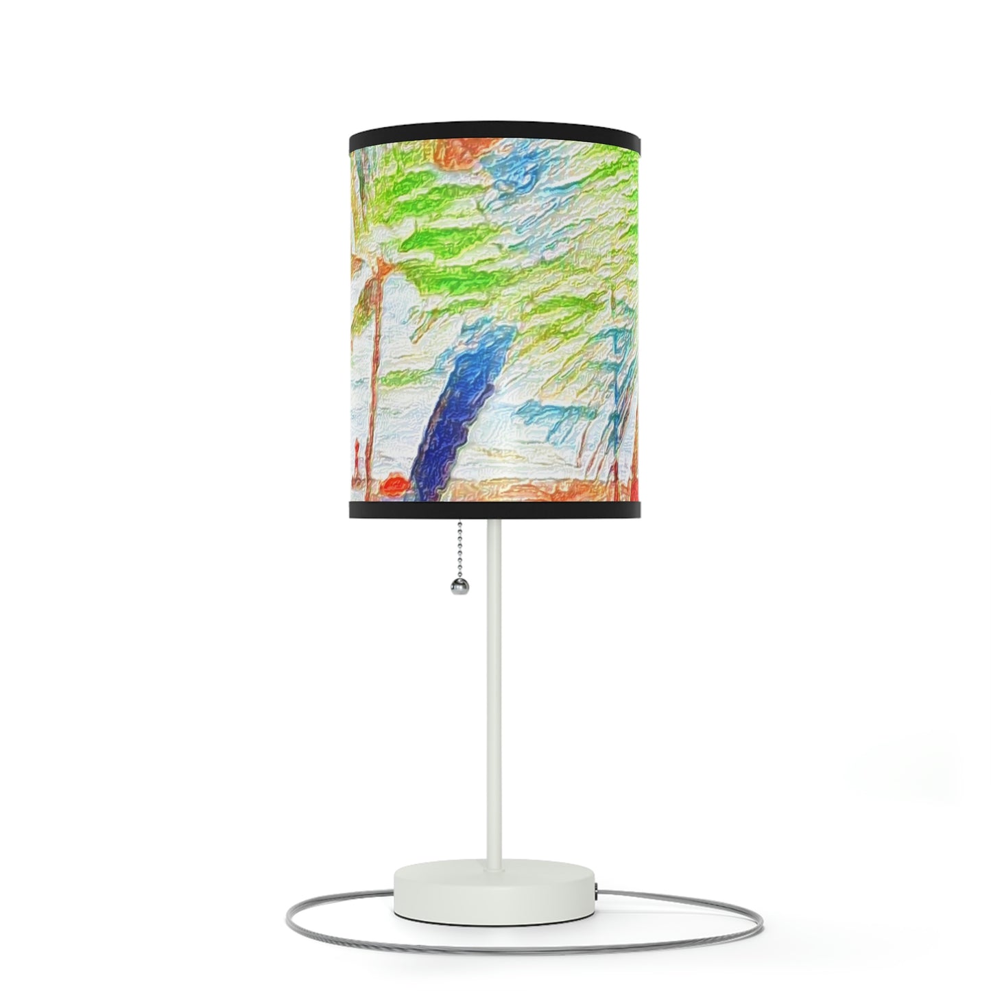 Lamp on a Stand, US|CA plug ... "The Royal Hawai'ian: Waikiki Beach_Beach" ... Honolulu, HI ... Ocotber 2014 (Halloween) ... Original Works ...