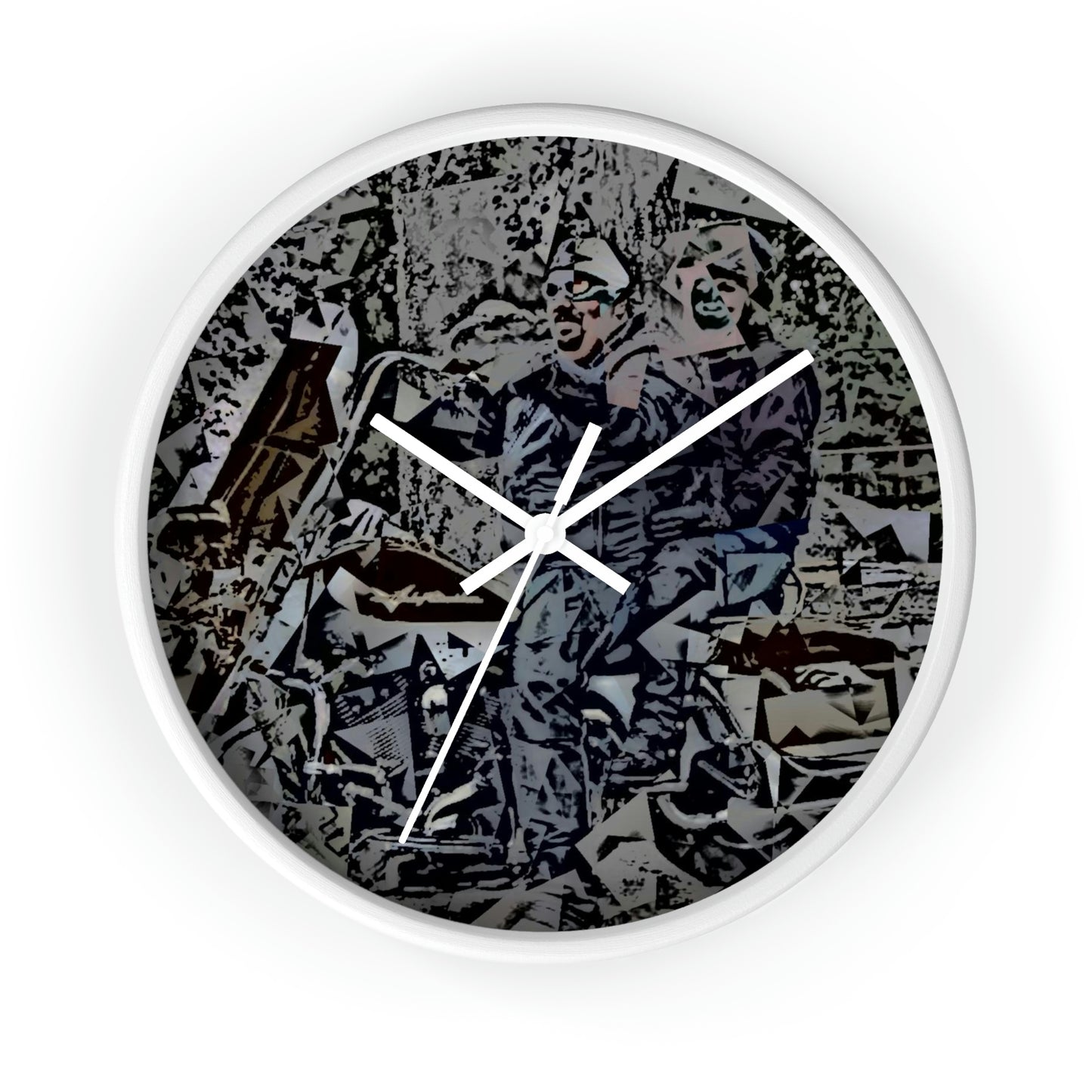 Wall clock ... The Open Road Beckons ... "Harley 'D' Yearnings ..."  Original Works ...