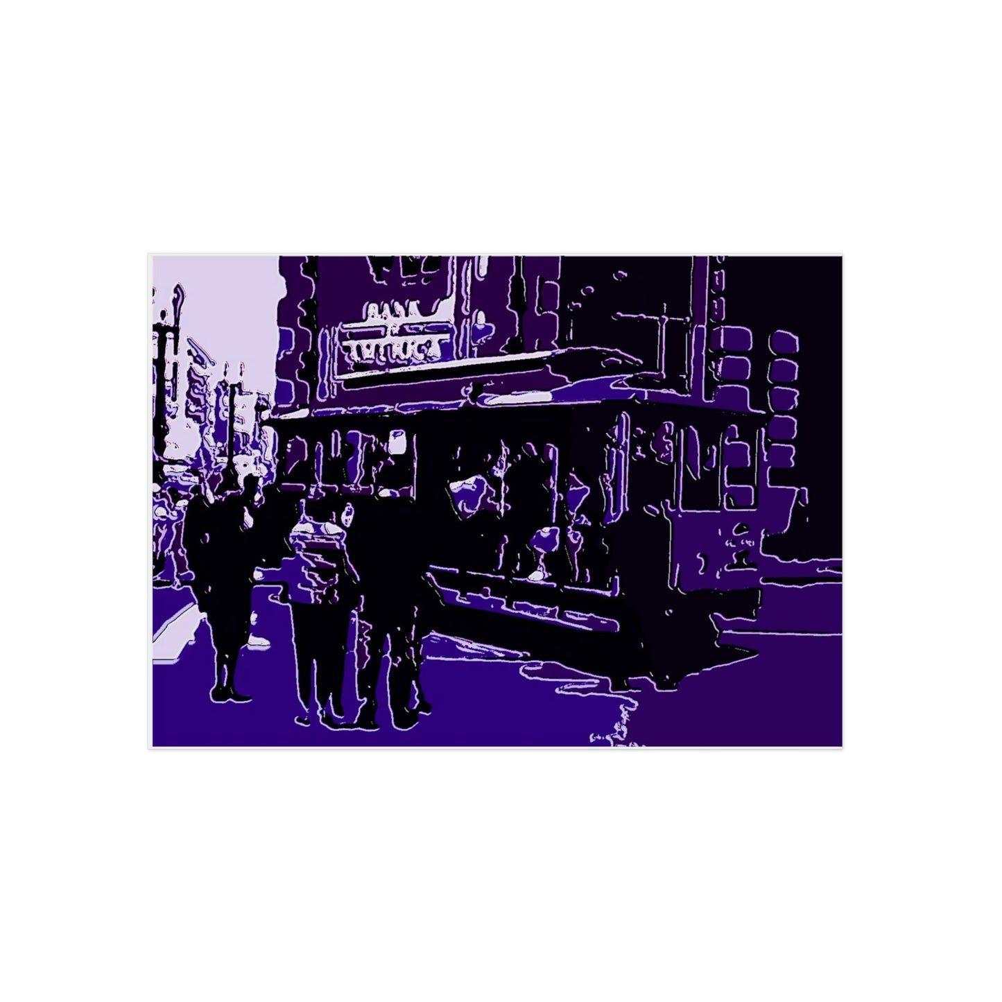 Aluminum Composite Panels ... "Cable Car Turnaround Round-About" ... 'The End Of The Line' ... Family Archives (Father) ... Original Works ...